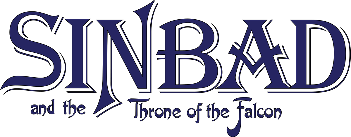 Sinbad and the Throne of the Falcon logo for Commodore 64
